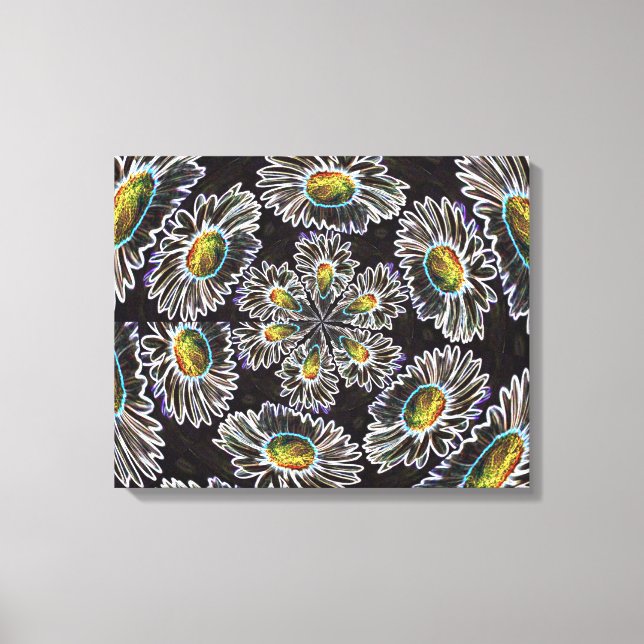 Daisy 1 Impresión de lienzo estirado brillante (Anverso)