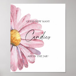 Daisy - adivinen cuántos Posters de caramelos