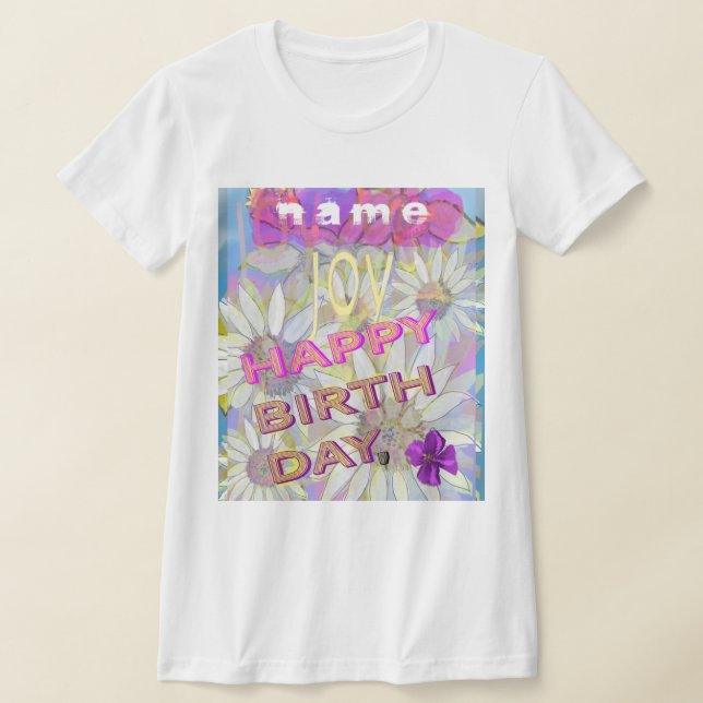 Daisy and Daffodils: Personaliza la camiseta de cu (Distribución)