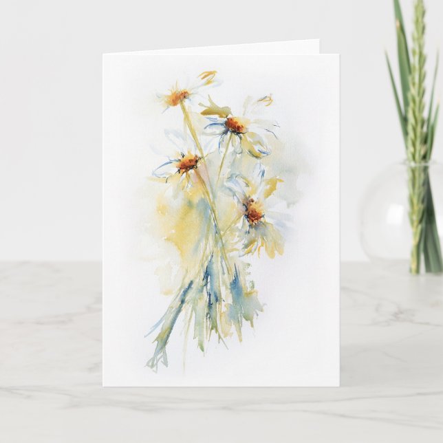 Daisy Bouquet - Tarjeta de felicitación Bella Arte (Anverso)