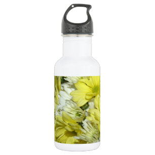 Daisy Bouquets Botella de agua de acero inoxidable
