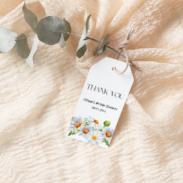 Daisy bridal ducha etiqueta de agradecimiento