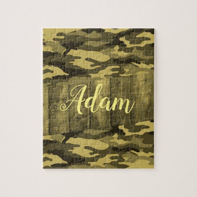 Daisy del rompecabezas amarillo del ejército (Vertical)