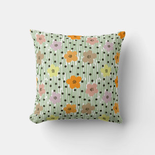 Daisy ditsy florida almohada de lanzamiento