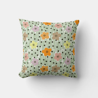 Daisy ditsy florida almohada de lanzamiento