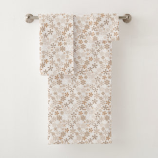 Daisy Flowers Beige Floral Aesthetic Ditsy Tan