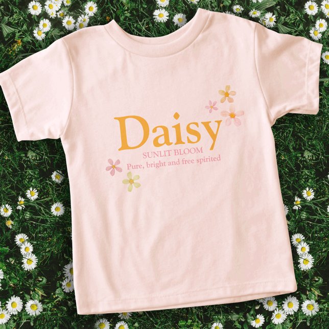 Daisy girls name meaning watercolor flowers (Subido por el creador)