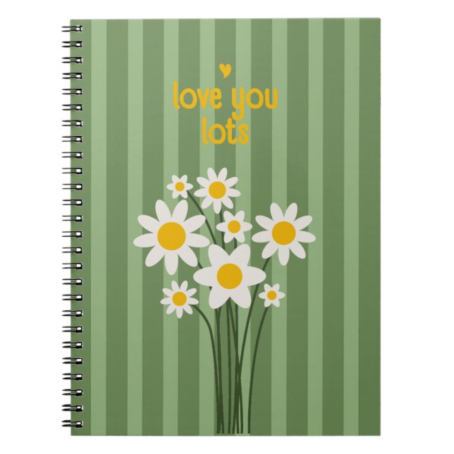 DAISY GREEN - Cuaderno Daisy Lots of Love (Frente)
