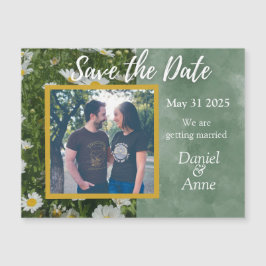 Daisy Green Save The Date Magnetic Card