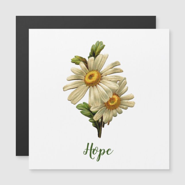 Daisy Hope Tarjeta Magnética Inspiradora (Anverso/Reverso)