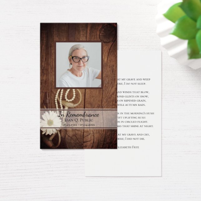 Daisy Horse Bit Western Funeral Memorial (Escritorio)