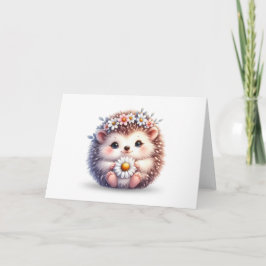 Daisy Hug - Tarjeta de felicitación Hedgehog (cubi