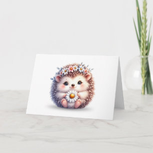 Daisy Hug - Tarjeta de felicitación Hedgehog (cubi