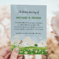 Daisy Meadow Foto Invitación de la muerte