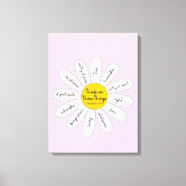 Daisy Philippians 4:8 Lienzo decorativo