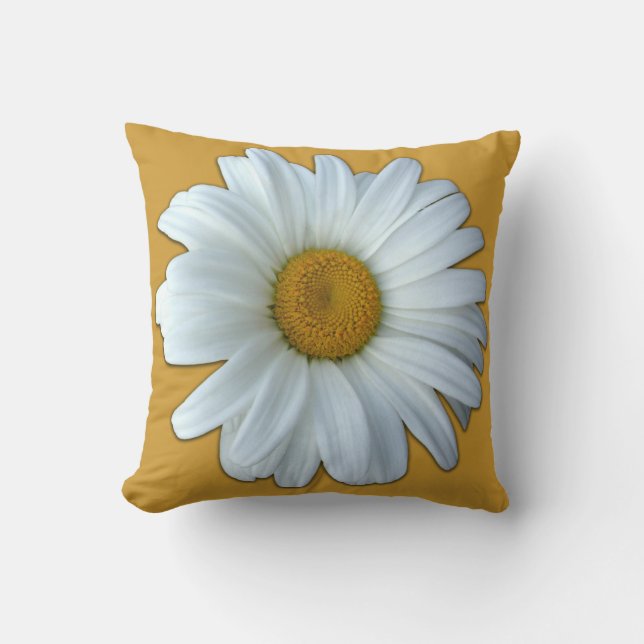 Daisy Pillows Blue Daisies almohadas Decoración de (Anverso)