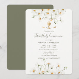 Daisy Primera Invitación Comunista Floral