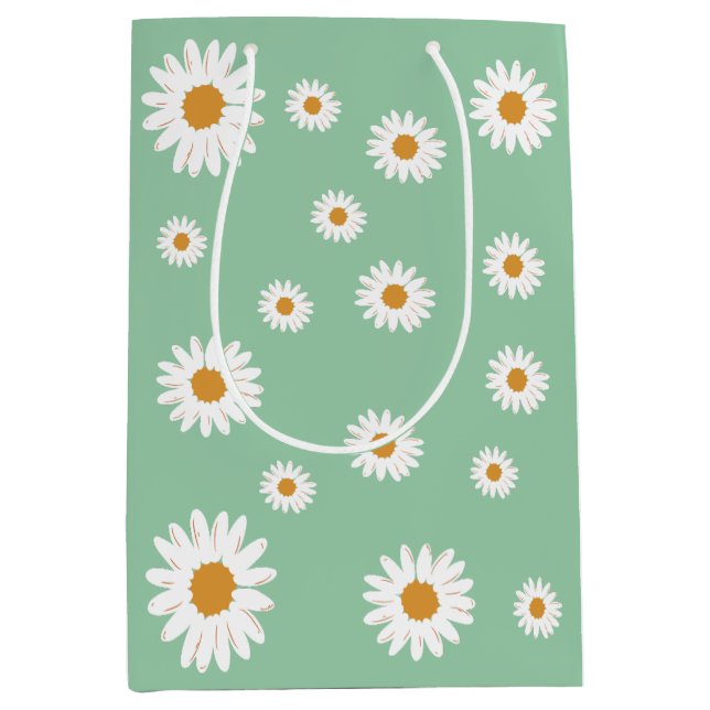 Daisy Theme Party Baby Shower Bolsa de regalo (Anverso)