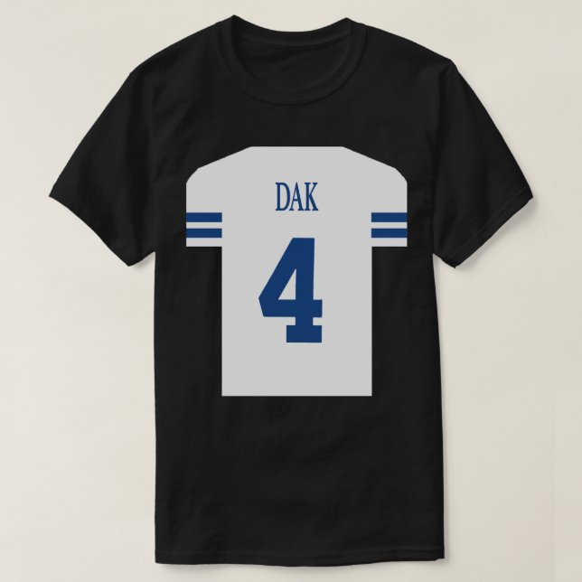 Dak Prescott Jersey Sticker (Diseño del anverso)