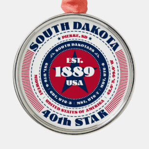 Dakota del Sur: 40° Ornamento Estatal de Navidad