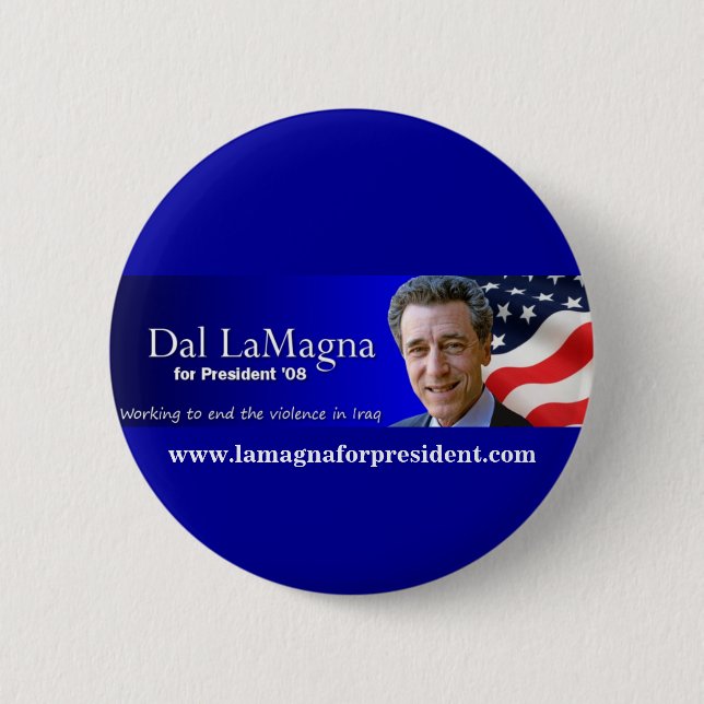 Dal LaMagna para el botón de campaña del president (Anverso)