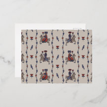 Dala B - Postales de Relieve metalizado