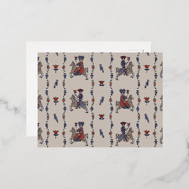 Dala B - Postales de Relieve metalizado