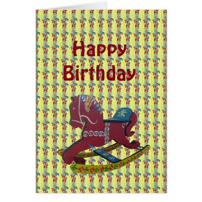 Dala Horse Birthday (Frente)