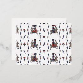 Dala W - Postales de Relieve metalizado