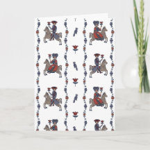 Dala W - Tarjeta de felicitación doblada