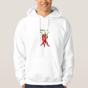 🌶️ Dale Sabor Sudadera con Capucha para Hombres