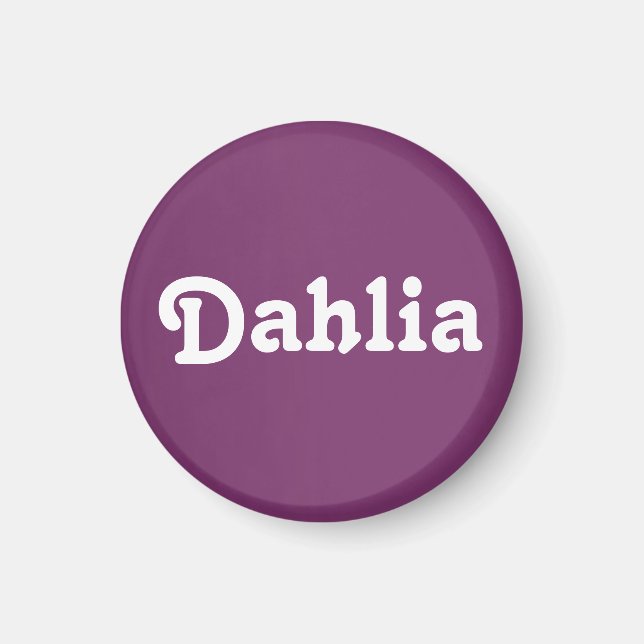 Dalia imán (Frente)