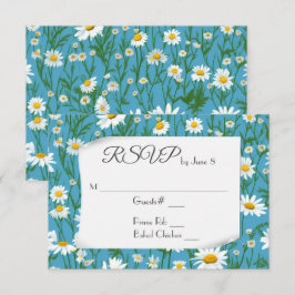 Dalias blancas de verano para RSVP de boda