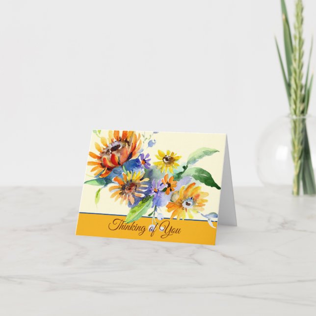 Dalias de acuarela personalizables (Anverso)