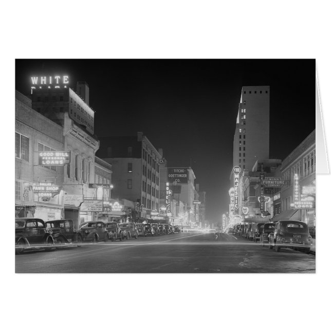Dallas de Noche, 1942 (Anverso (Horizontal))