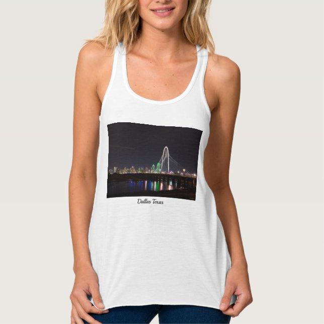 Dallas Skyline Hunt Tank Top (Anverso)
