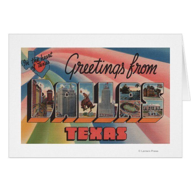 Dallas, TexasLarge Letter ScenesDallas, TX (Anverso (Horizontal))