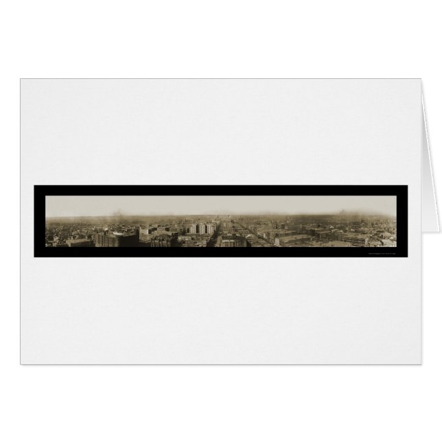 Dallas TX Skyline Photo 1910 (Anverso (Horizontal))