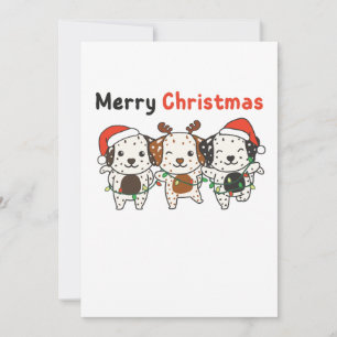 Dalmacia Feliz Navidad y fiesta de perros