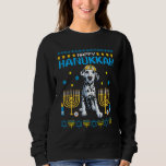 Dalmatia Chanukah Jewish Ugly Hanukkah Sweater Pa<br><div class="desc">Dalmatian Chanukah Judío Ugly Hanukkah Sweater Pajama.</div>