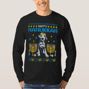 Dalmatia Chanukah Jewish Ugly Hanukkah Sweater Pa