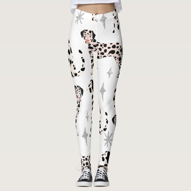 Dalmatian Dog Legging, Animal Legging for women (Anverso)