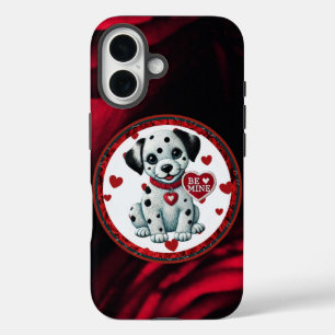 Dalmatian Puppy iPhone 16 Funda - Be Mine Valentin