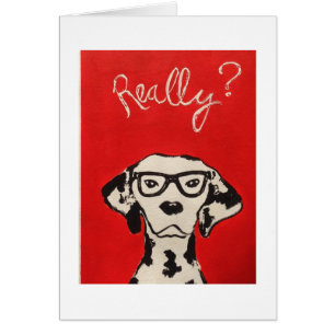Dalmation en rojo