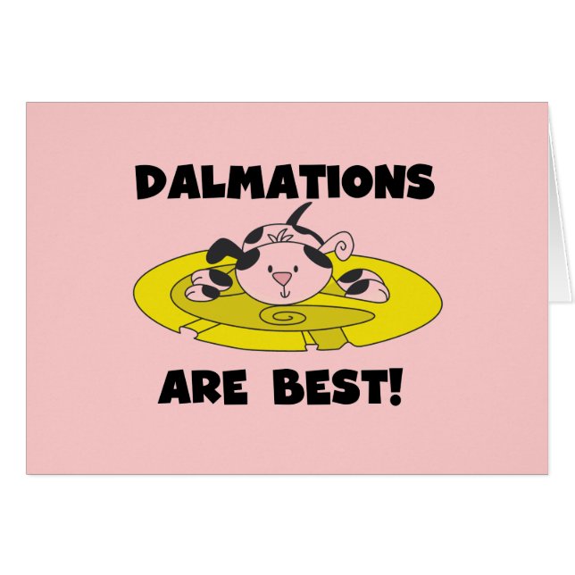Dalmations es las mejores camisetas y regalos (Anverso (Horizontal))