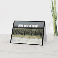 ¡Dam, eres bueno! Tarjeta de felicitaciones