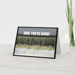 ¡Dam, eres bueno! Tarjeta de felicitaciones