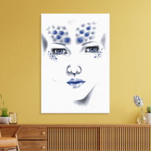 Dama Alien Bella del Universo Arte Original