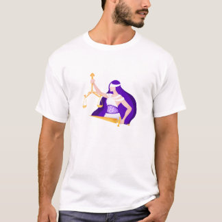Dama de camiseta