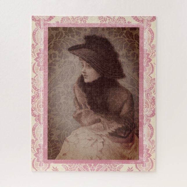 Dama de época por el rompecabezas de Tissot Jigsaw (Vertical)